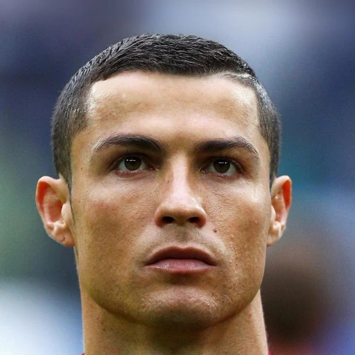 A sharp reference photo of the same person.